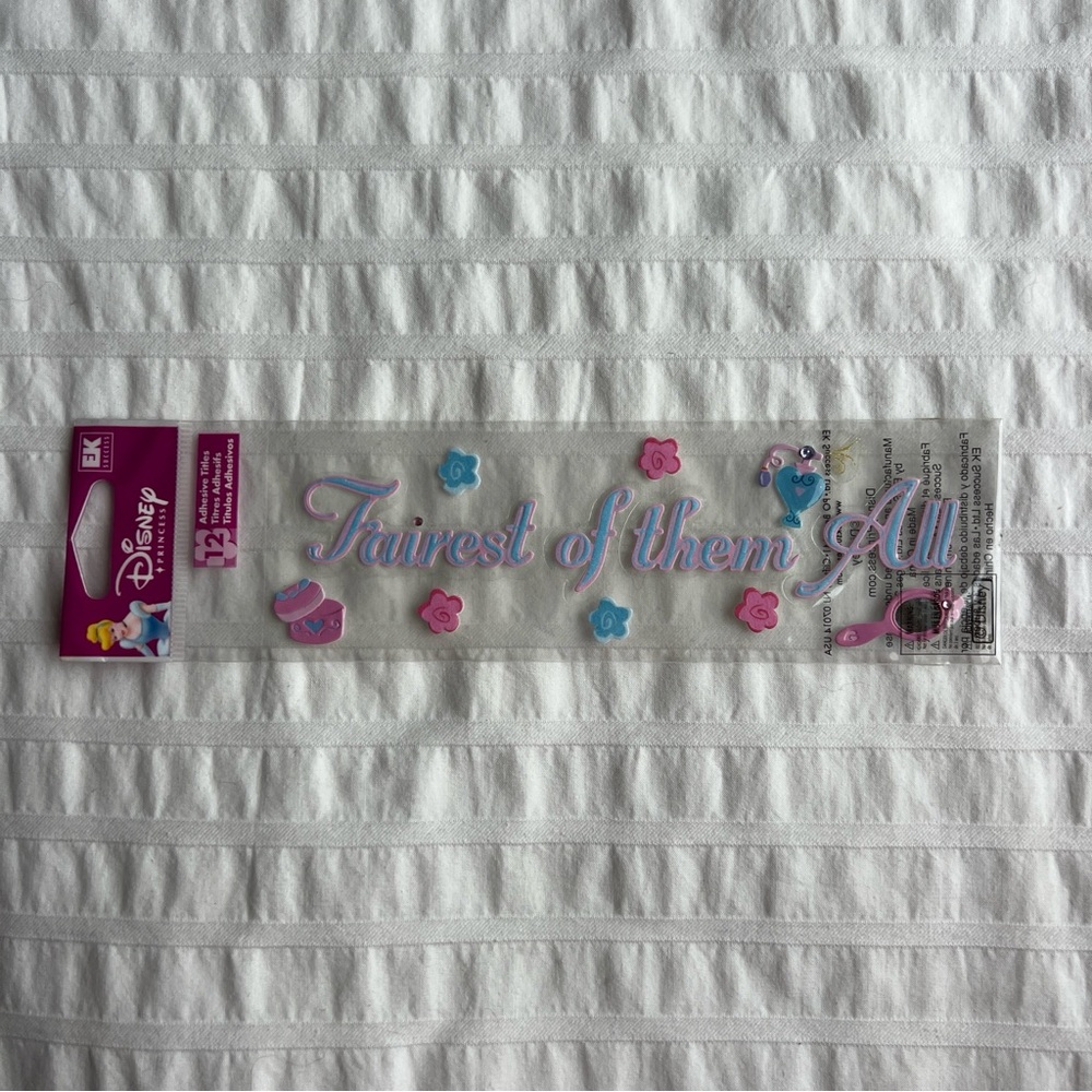 NWT Disney EK Success Snow White Fairest of Them All Sticker Set